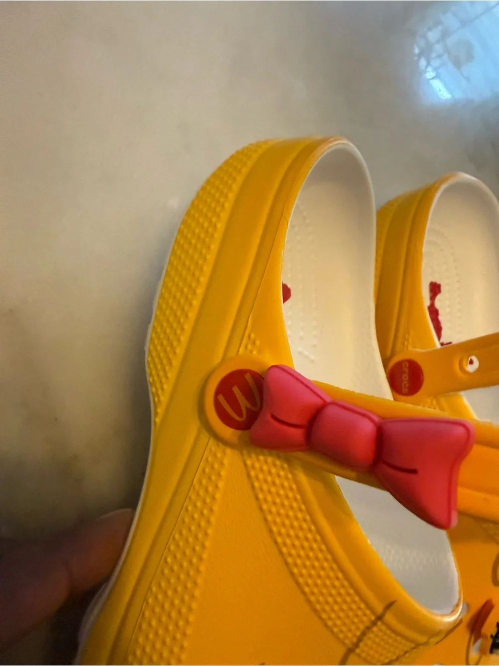CROCS bright yellow